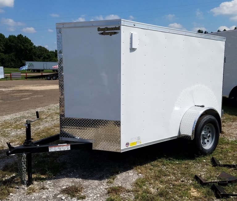 white continental Cargo Trailer thumb